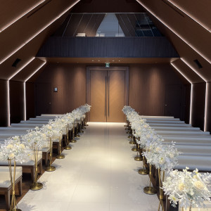 挙式会場|747778さんのTHE BAYSUITE SAKURAJIMA TERRACE（ザベイスイートサクラジマテラス）の写真(2438275)
