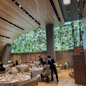 壁の丸みと緑が可愛かったです。|747780さんのCentral Terrace TOKYO（セントラル テラス トーキョー）の写真(2434231)