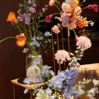 ソファ席横のお花