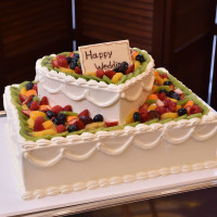 ウェディングケーキです。