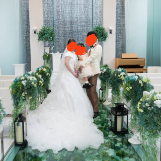 家族写真を撮ってもらいました
