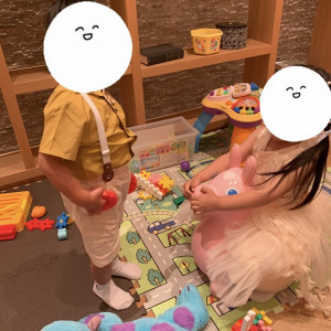 子どもたちが多かったので、キッズスペースを作ってもらいました|747871さんのThe Bellclassic Fukuoka Ohori (ベルクラシック福岡大濠)の写真(2434834)