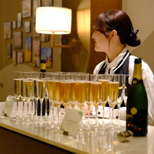乾杯ドリンク|747916さんのミュゼ 四ツ池の写真(2435449)