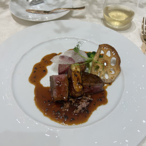 メインのお肉料理|747961さんのアルカンシエル横浜 luxemariage（アルカンシエルグループ）の写真(2439334)