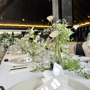 テーブルコーディネート|747970さんのザ・リッツ・カールトン沖縄の写真(2529394)