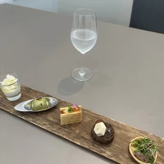 フレンチでありながら和のテイストを感じれるものもあった。