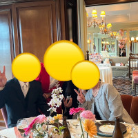 奥側が直結している控室