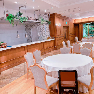 披露宴会場にあるオープンキッチン