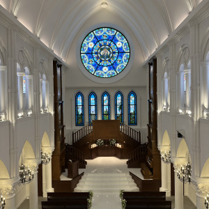 ステンドグラス|748163さんのアルカンシエル luxe mariage 大阪（アルカンシエルグループ）の写真(2438082)