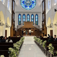 挙式会場の下見の写真です。
