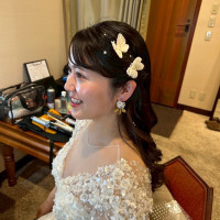 メイクもヘアセットも可愛くお仕上げ♪