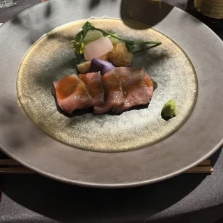 和牛のステーキが美味しかった。