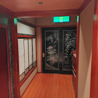 披露宴会場「牛若」の前室