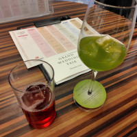 ブライダルフェアでの試飲、気になるカクテルを試飲できました
