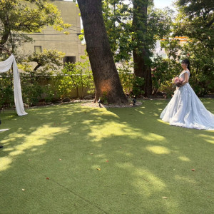 広々としていて写真撮影もたくさんできました。|748260さんのアーモニーアグレアーブル（旧：マノワール・ディノ）/テイクアンドギヴ・ニーズウェディングの写真(2437319)