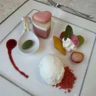 試食のケーキです。