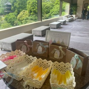 ドレス当て|748356さんのホテル椿山荘東京の写真(2437631)