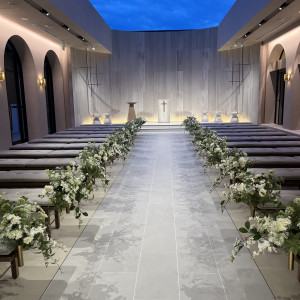 挙式会場夜|748377さんのニーズ青山 by T&G WEDDING (旧 青山迎賓館)の写真(2445464)