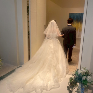 チャペル退場|748384さんのザ・リバーサイドテラス広島ツリーズスクエアの写真(2437714)