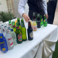 ガーデン乾杯