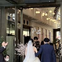 ページェントの演出はアニヴェルセル表参道ならでは。