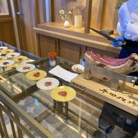 ウェルカムパーティーで提供いただいた生ハム