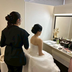 控え室　ソファーもあってすごしやすかったです。|748518さんのmitte(ミッテ)の写真(2438493)