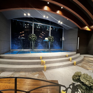 暗くなった時の自然光と、キャンドルと光がとっても綺麗で感動！|748609さんのGLOBAL WEDDING DIADE (ディアーデ)の写真(2439276)
