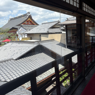 披露宴会場からの景色