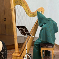 挙式でのハープ演奏