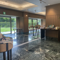 胡蝶のホワイエ（式場見学時）