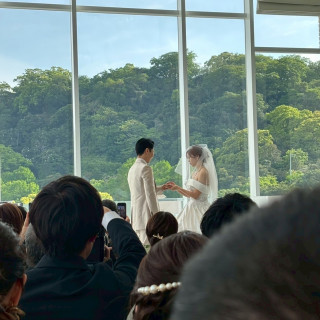 新郎側のから写真です