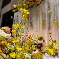 好きな花やその時期の花を使っていただきました