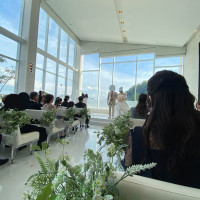 新婦側からの挙式会場の様子です