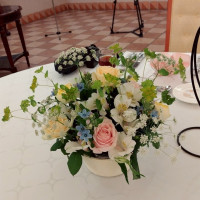 テーブルの装花