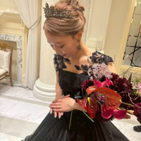 ブラックに似合うブーケ