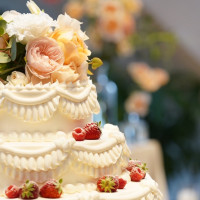 ウェディングケーキはどのデザインも可愛かったです。