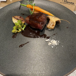 試食のお肉