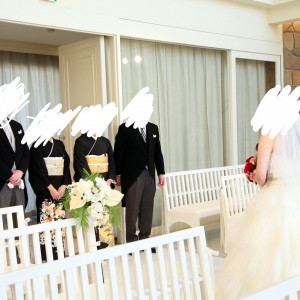 チャペル|748760さんのNIHO -Dramatic scene wedding-（ニホ ドラマティックシーンウエディング）の写真(2440773)