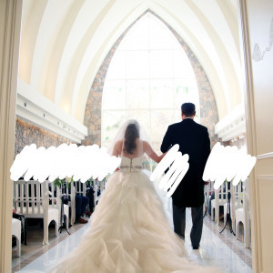 チャペル|748760さんのNIHO -Dramatic scene wedding-（ニホ ドラマティックシーンウエディング）の写真(2440768)