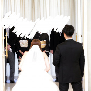 チャペル|748760さんのNIHO -Dramatic scene wedding-（ニホ ドラマティックシーンウエディング）の写真(2440775)