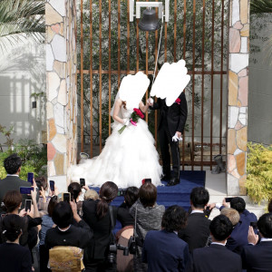 鐘を鳴らす|748760さんのNIHO -Dramatic scene wedding-（ニホ ドラマティックシーンウエディング）の写真(2440761)