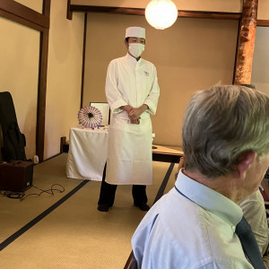 料理長さんによる料理説明を入れていただきました。|748761さんのうかい鳥山の写真(2440798)
