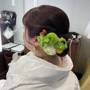 ヘアセット和装|748792さんの葵庭園の写真(2441334)