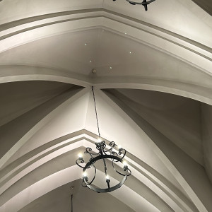 チャペルの天井|748831さんのOSAKA St.BATH CHURCH(大阪セントバース教会)の写真(2474357)