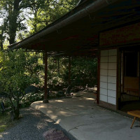 庭にある茶室