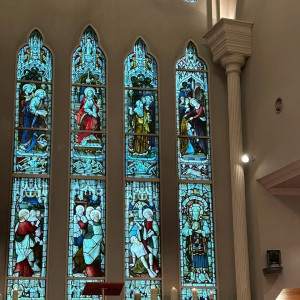 チャペルのステンドガラス|748832さんのOSAKA St.BATH CHURCH(大阪セントバース教会)の写真(2475171)