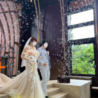 レインボーシャワーは雨天時はチャペルで行います