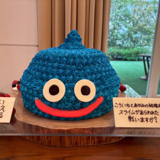 スライムケーキを作ってもらいました！