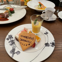 サプライズデザートプレート
